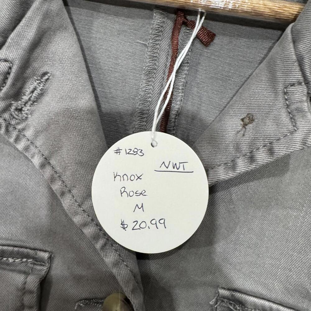 NWT Knox Rose‎ Women’s Jacket - Size M - Medium Gray - Autumn Fall Lightweight - Picture 6 of 9